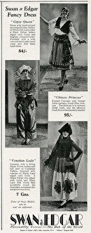 Advert for Swan & Edgar fancy dress 1928 Advert for Swan & Edgar fancy dress 1928