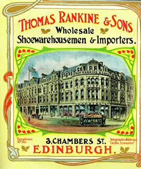 Advert, Thomas Rankine & Sons, Shoes, Edinburgh Advert, Thomas Rankine & Sons, Shoes, Edinburgh