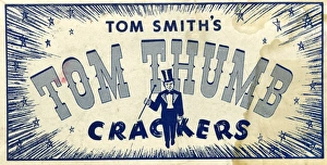 Advertisement, Tom Smiths Tom Thumb Crackers Advertisement, Tom Smiths Tom Thumb Crackers