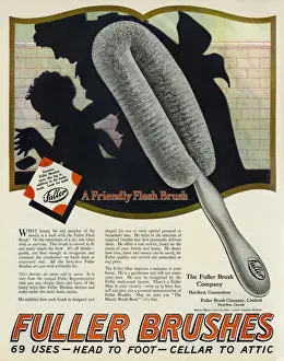 Early 20th Century Advertising Posters Prints: Advertisement using silhouettes