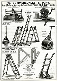 Advert for W. Summerscales & Sons, Victorian items 1888 Advert for W. Summerscales & Sons, Victorian items 1888