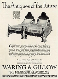 Advert for Waring & Gillow twin beds Advert for Waring & Gillow twin beds