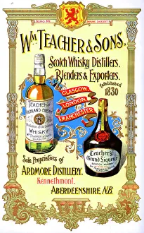 Advert, William Teacher & Sons, Whisky, Scotland Advert, William Teacher & Sons, Whisky, Scotland