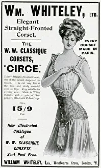 Advert for William Whiteley, womens underwear 1906 Advert for William Whiteley, womens underwear 1906