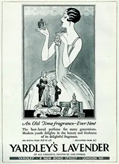 1920s Advert for Yardleys Lavender Print, 1929