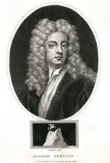 Joseph Addison Print: English Essayist and Poet 1672-1719