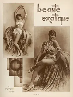 Print of Adelaide Hall, a British adopted American singer