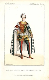 Adolphe Paert as Fortunio in Les Sept Merveilles Adolphe Paert as Fortunio in Les Sept Merveilles