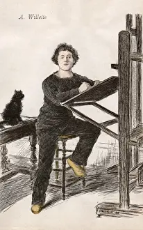 Historical French Artists Prints: Adolphe Willette
