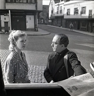 Adrian Brunel, film director, with Anne Firth, actress Adrian Brunel, film director, with Anne Firth, actress