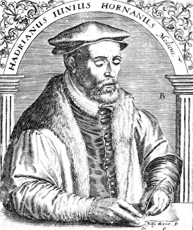 Adrian Junius Dutch Medical Practitioner Print 1511-1575
