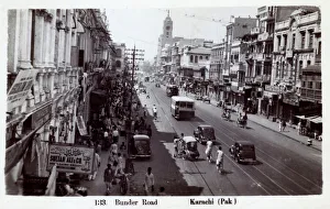 Aerial view, Bunder Road, Karachi, Pakistan Aerial view, Bunder Road, Karachi, Pakistan