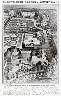 Aerial view of the Colonial and Native sections of the Eastern portion of the British Aerial view of the Colonial and Native sections of the Eastern portion of the British