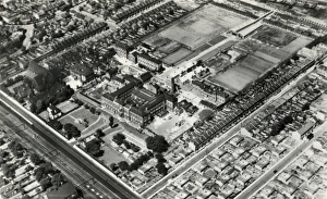 Aerial view of Forest Gate Hospital, East London Aerial view of Forest Gate Hospital, East London