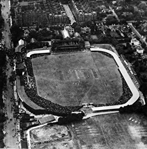 Aerial View of Lords Cricket Ground, London, 1921 Aerial View of Lords Cricket Ground, London, 1921