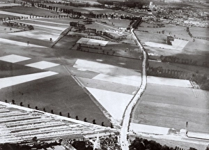 Aerial view of Saint Omer, Pas de Calais, France, WW1 Aerial view of Saint Omer, Pas de Calais, France, WW1