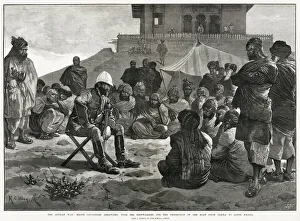 The Afghan War: Major Cavagnari arranging with the shinwarries for the protection of The Afghan War: Major Cavagnari arranging with the shinwarries for the protection of