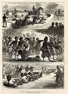 The Afghan War - Sports and Games at Jellalabad. Date: 1879 The Afghan War - Sports and Games at Jellalabad. Date: 1879