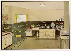 Retro Kitchen Decor Inspiration Prints: Aga Kitchen Advert (1)