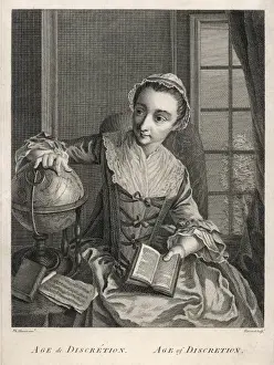 Young Girl Studying Prints: The Age of Discretion