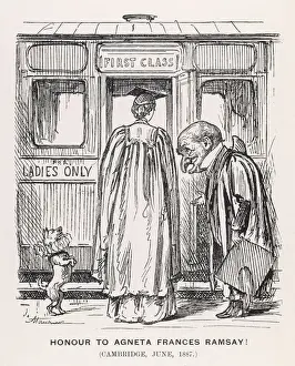 British History Prints: Agneta Ramsay / Punch 1887