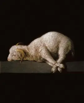 Oil On Canvas Paintings Prints: Agnus Dei