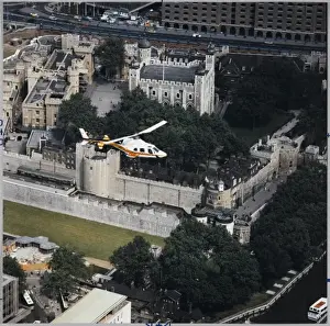 Vintage Helicopter Images Prints: Air Support Helicopter