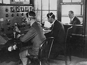 Croydon Airport Air Traffic Control Print 1927