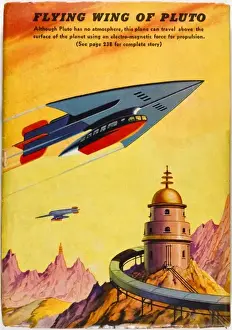 Airship of Pluto Print: Flying Wing Concept