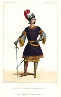 Albert as Arnold in Le Miracle des Roses, 1844 Albert as Arnold in Le Miracle des Roses, 1844