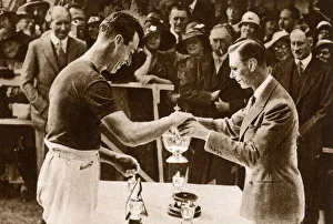 Albert, Duke of York with Lord Louis Mountbatten - Polo Albert, Duke of York with Lord Louis Mountbatten - Polo