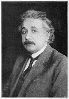 Prints of ALBERT EINSTEIN German born physicist. Winner of the Nobel Prize for physics in 1921 Albert Einstein Prints: Albert Einstein Print - Nobel Prize Winner in Physics