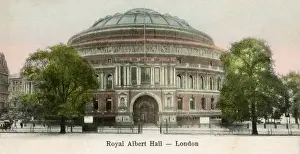 Historical Buildings In London Prints: Albert Hall / C1905