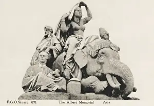 London Monuments And Statues Prints: The Albert Memorial - Statue Detail (2 of 2)
