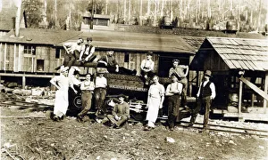 Alberta, Canada - Vancouver Power CO railway engine No. 2 Alberta, Canada - Vancouver Power CO railway engine No. 2
