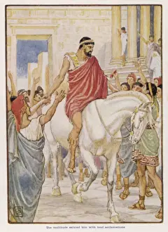 Ancient Greek Politician Prints: Alcibiades the Hero