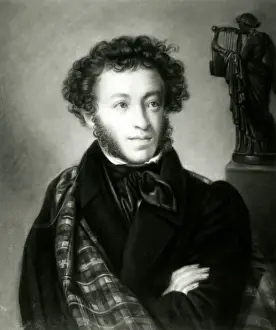 Russian Poet Prints: Aleksandr Pushkin