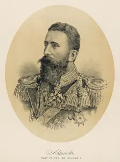 Prints of ALEXANDER I Prince Alexander of Battenberg, who was briefly Alexander I of Bulgaria (First Prince) from 1879-86. Known as Sandro Bulgaria Prints: Alexander I of Bulgaria Print