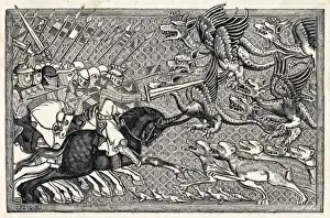 Ancient Macedonian History Prints: Alexander & Monsters 7