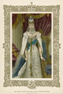 Alexandra Queen to Edward VII Coronation Print