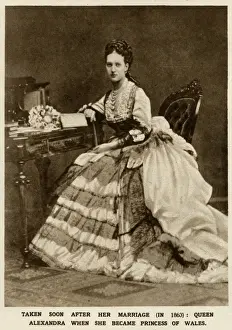 Print of Princess Alexandra of Wales, 1863