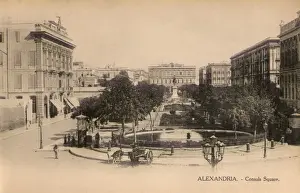 Egyptian Heritage Sites Prints: Alexandria, Egypt - Consuls Square