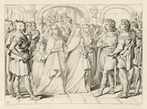 Medieval Romance Art Prints: Alftruda & Hereward