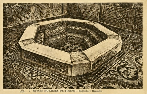 Algeria - Timgad - Byzantine Baptism Pool Algeria - Timgad - Byzantine Baptism Pool