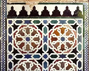 Alhambra Print: Torre de la Cautiva Plinth Detail