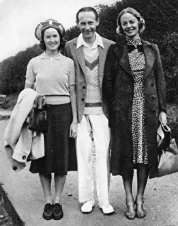 Alice Marble and Jean Borotra - 1930s tennis stars Alice Marble and Jean Borotra - 1930s tennis stars