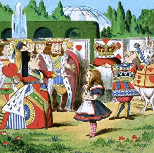 Alice in Wonderland, Alice and Red Queen Alice in Wonderland, Alice and Red Queen