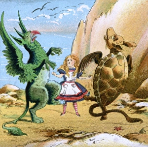 Alice in Wonderland, Gryphon and Mock Turtle Alice in Wonderland, Gryphon and Mock Turtle