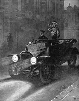 The All Clear sounded by bugle after WW1 air raid The All Clear sounded by bugle after WW1 air raid