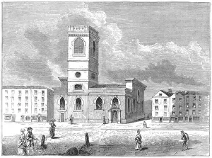 Sir Christopher Wren Architecture Prints: All Hallows the Great